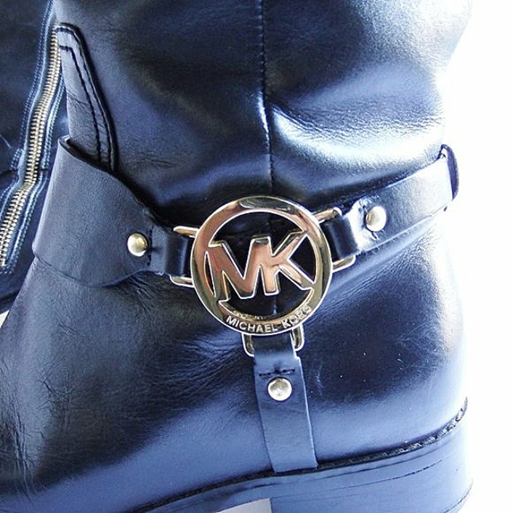 Michael Kors 2-Tone Riding Boots 7M - Picture 8 of 12